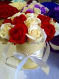 Букеты цветов из мыльных роз
