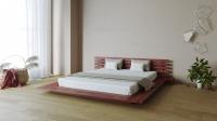 Двуспальная интерьерная кровать «Самурай